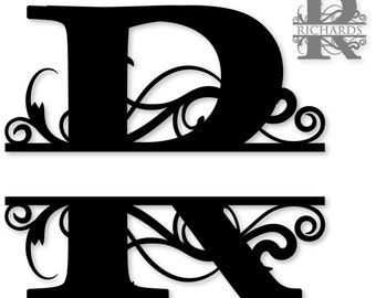 Download Split monogram | Etsy