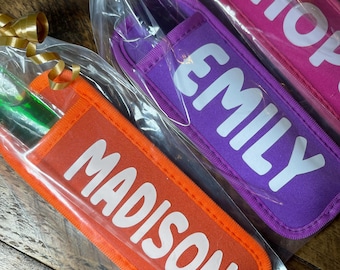 Recuerdos de fiesta para niños: fundas para paletas personalizadas/soportes para paletas de hielo