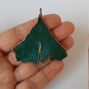 Ciondolo Argento Sterling 925 Vinani - Foglia Di Ginkgo, Opaco, Senza
