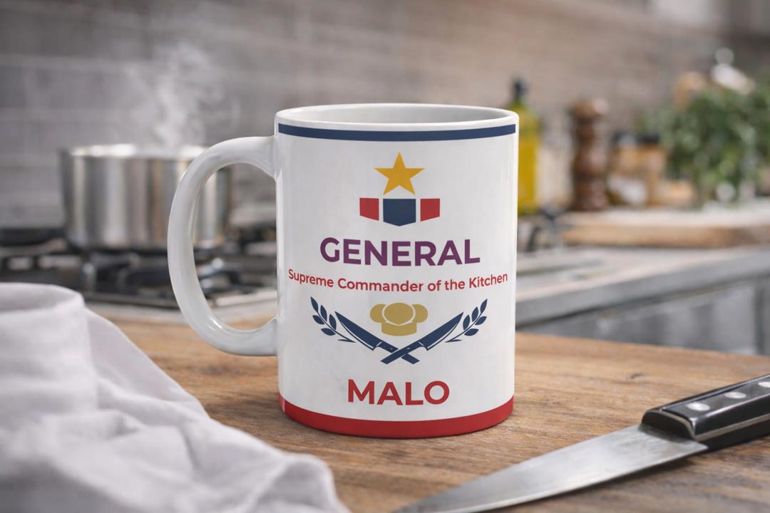 Personalized Chef Mug With Name – Kitchen Rank – Original Gift for ...