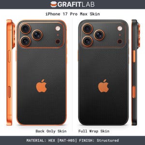 iPhone 17 Pro Max Premium Skin | Precision Vinyl Wrap | Custom Finish Folie | GRAFITLAB Munich HEX