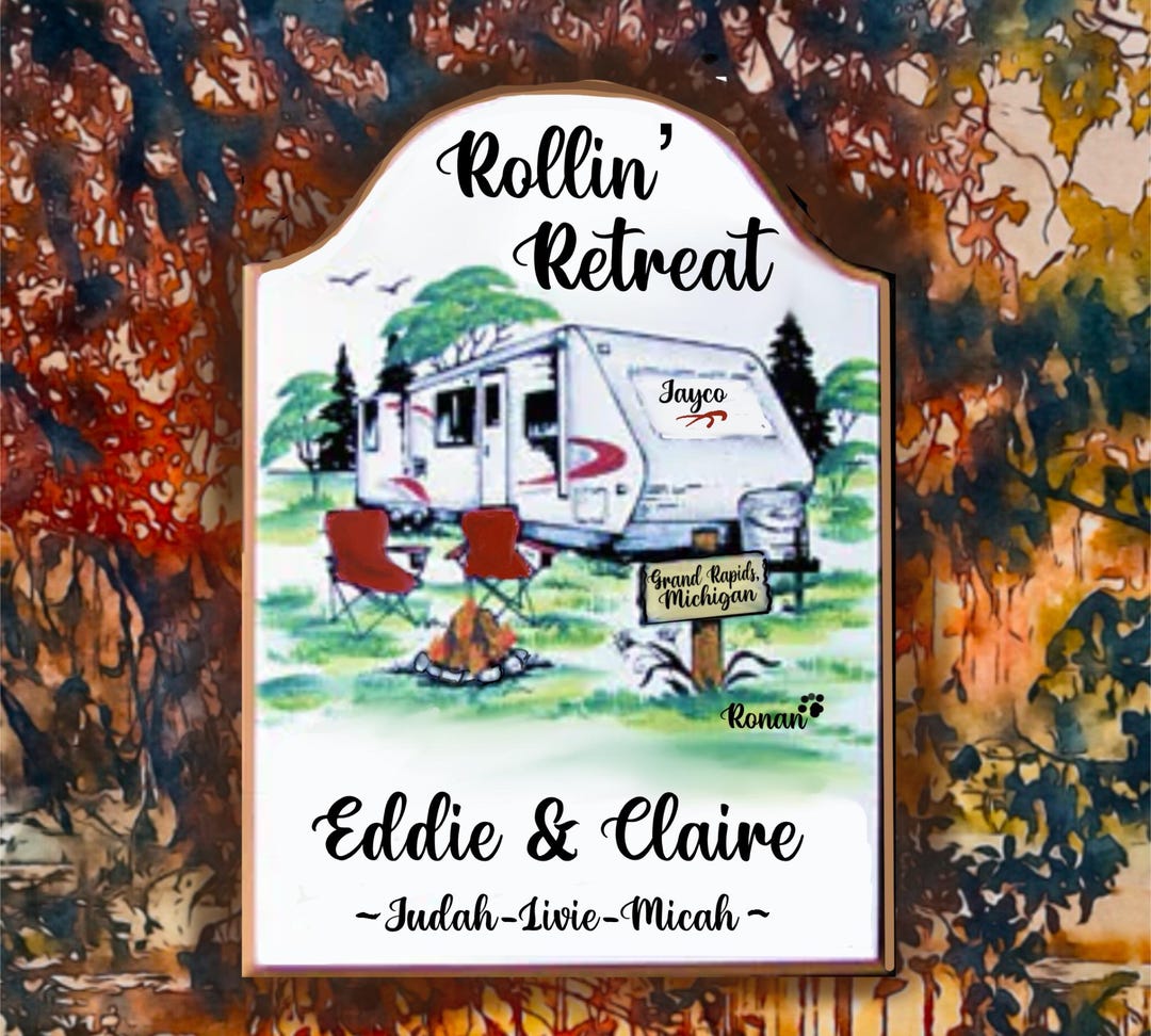 Signs For Rv Renters TRAVEL TRAILER Signs-weatherproof-camping-camper Signs- Camp Signs-rv ...