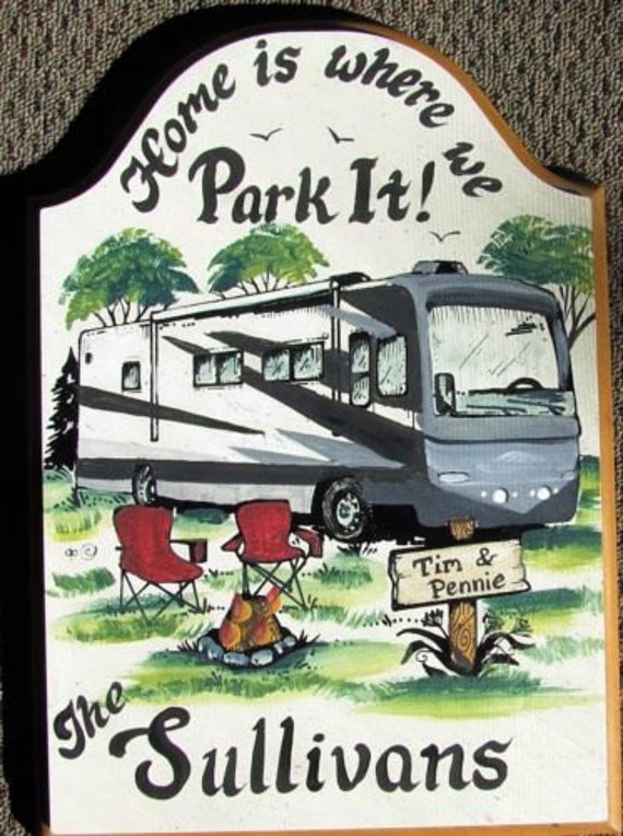 MOTORHOME SIGNS rv signs camping class a great Etsy