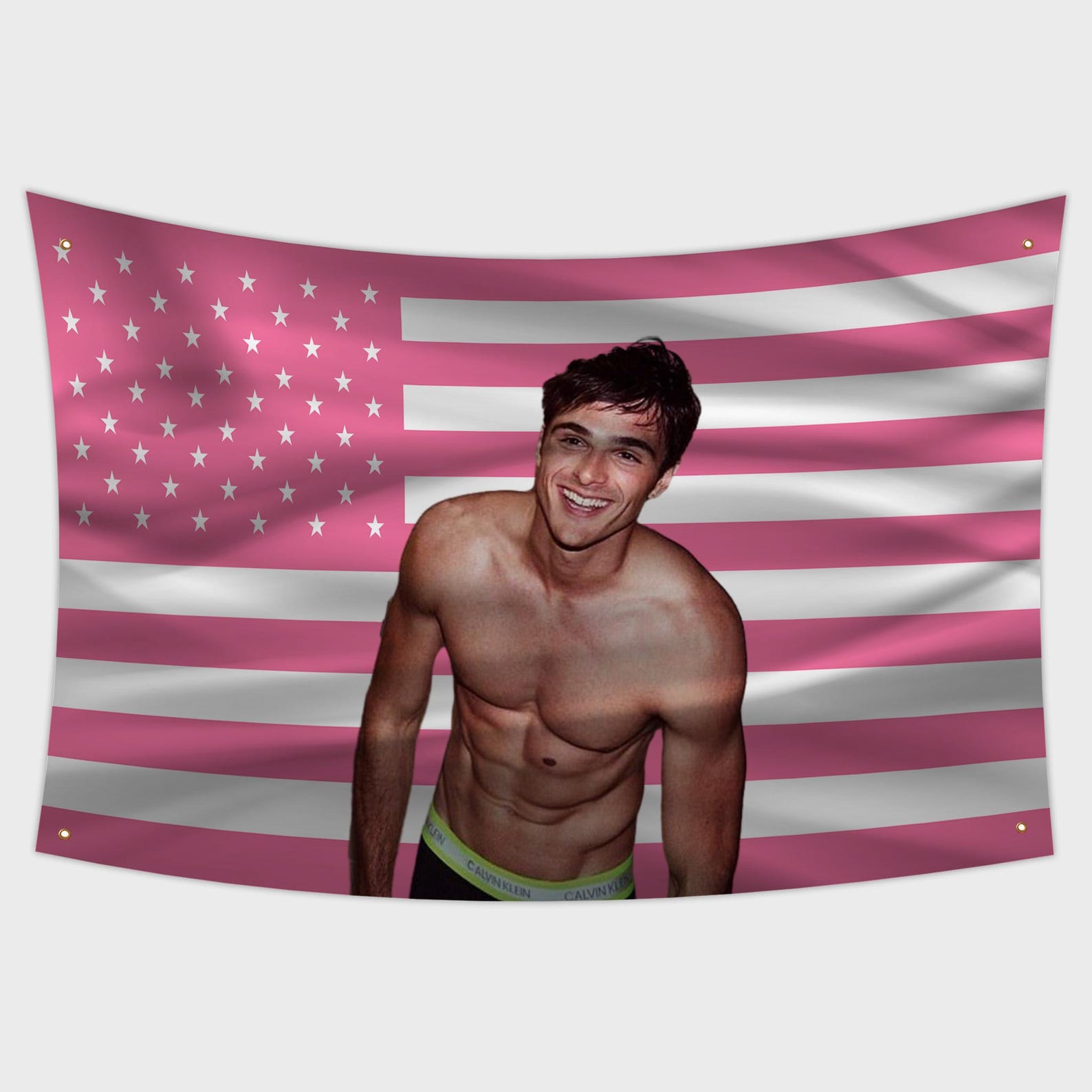 Jacob Rokas Flag Plus Jacob Elordi Flag | Actor Inspired Wall Flag | Pop Culture Dorm Room ...