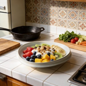 Personlig japansk retro oregelbunden keramisk tallrik - specialgraverad pasta- och sushi-serveringsskål