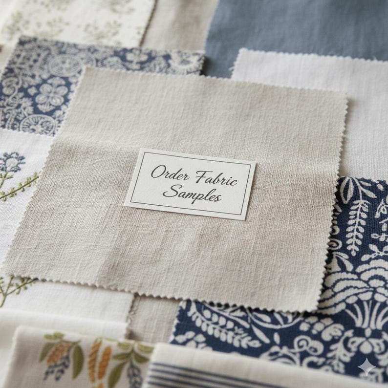 Order Fabric Samples for Custom Curtains | See Steps in Description image 2