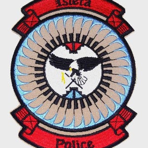 ISLETA New Mexico NM Police Patch Flying Eagle Indian Arrows Feathers 1O (2)