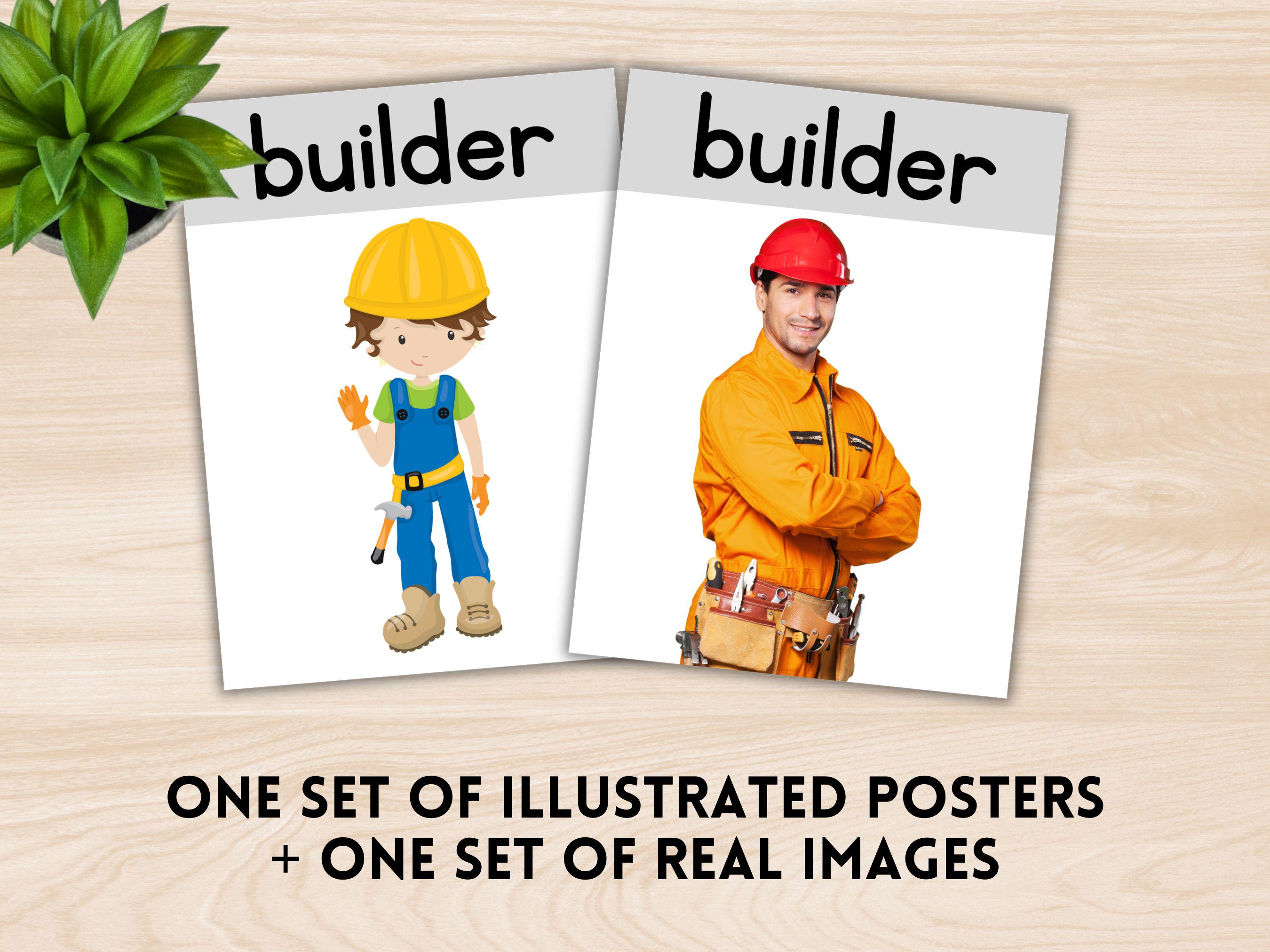 Community Helpers Posters, Who Helps Us Printable, Real Photo Posters ...