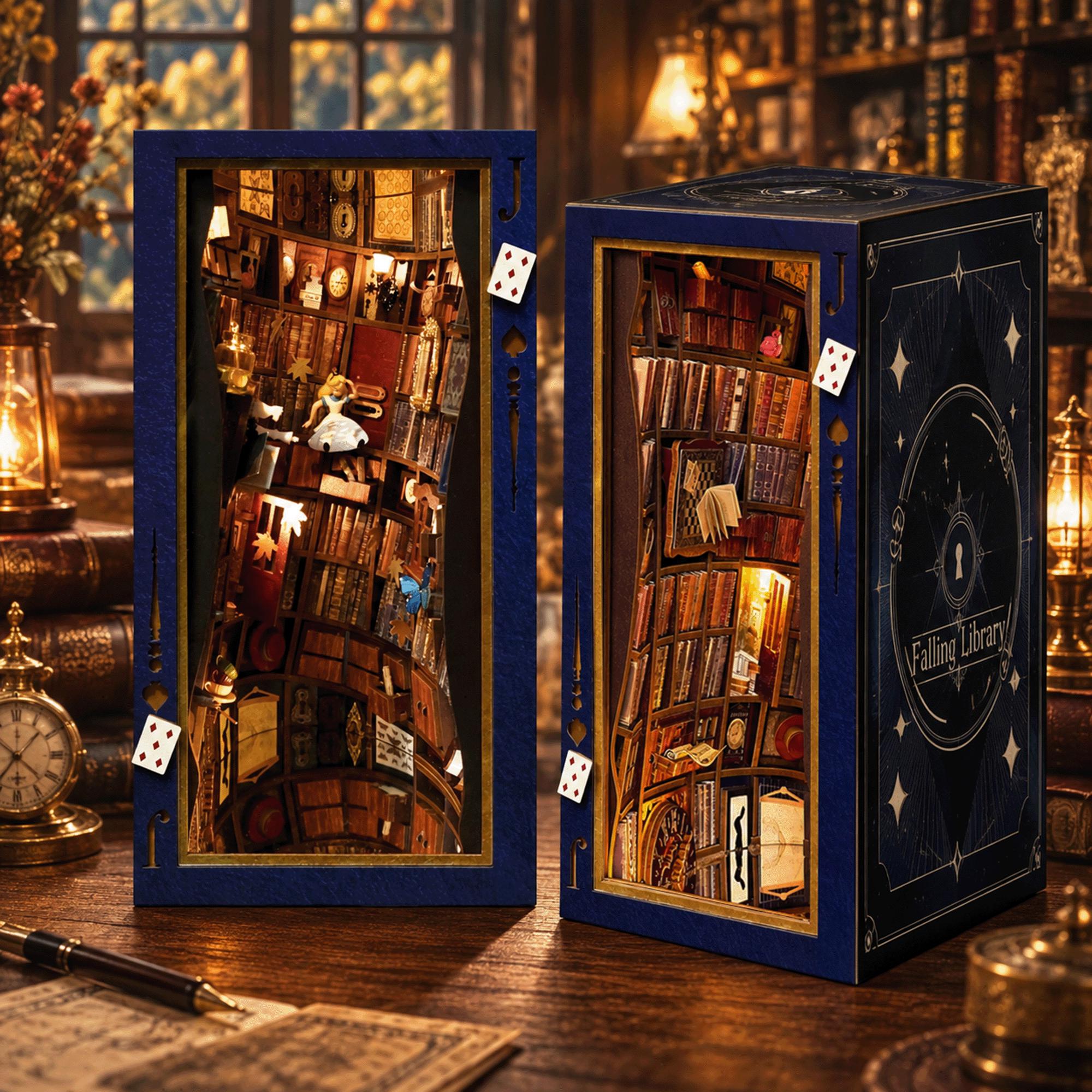 Alice in wonderland miniature book nook - Etsy 日本