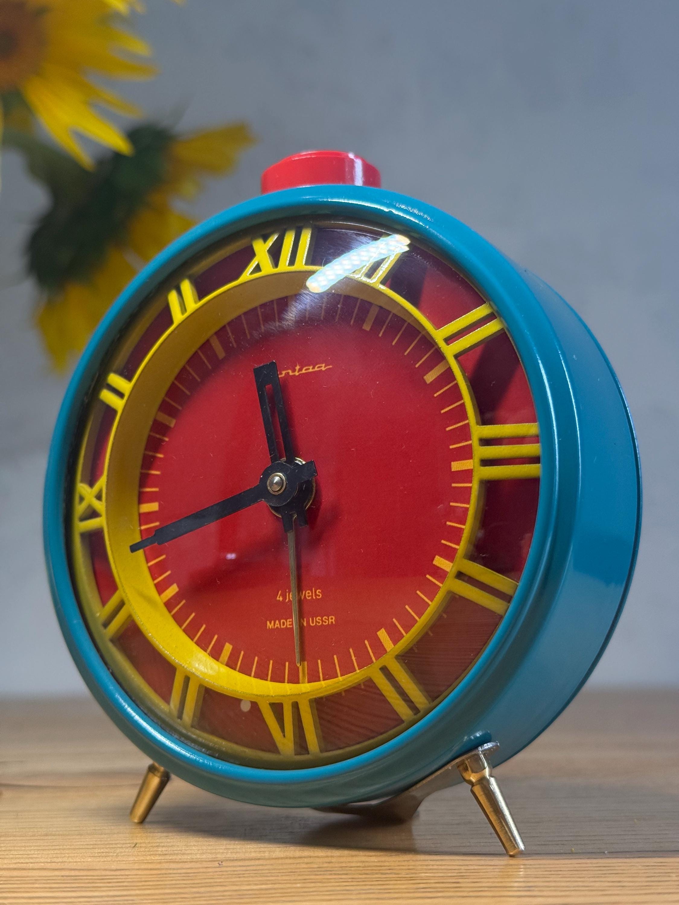 Retro alarm clock - Etsy 日本