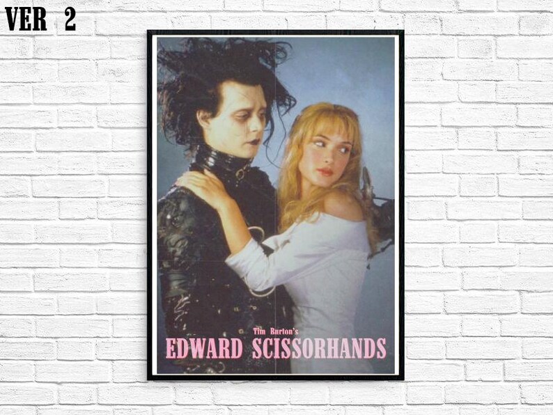 EDWARD SCISSORHANDS Poster - Etsy
