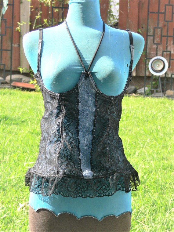 open cup corset size 36 boned | Etsy