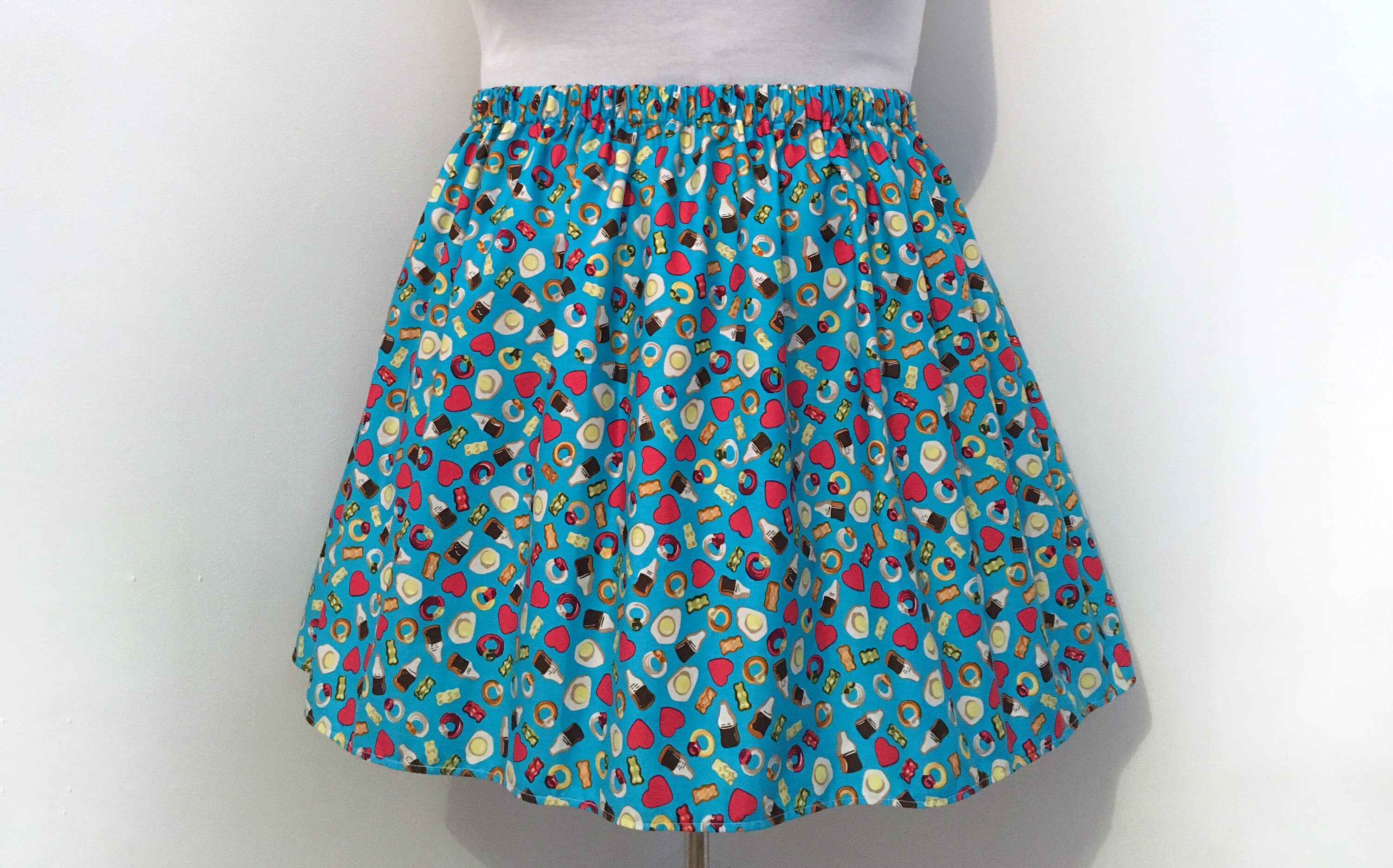 Image of Gummy Sweets Knee Length Skirt