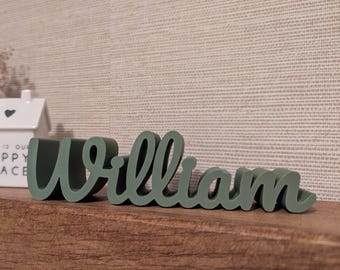 Personalised Name Sign | Nursery & Desk Decor | Door-Mount Option