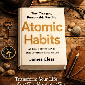 Atomic Habits by James Clear | Self-Help Bestseller Book for Personal Growth