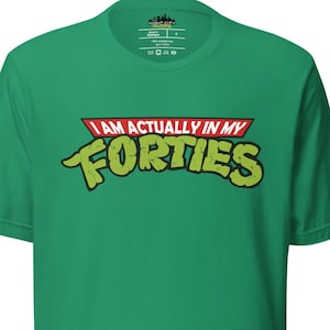 Funny Ninja Turtles T-shirt 40e verjaardag: lichtgewicht katoenen T-shirt