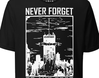 Camiseta Cyberpunk 2077 "Nunca olvides la Torre Arasaka": Camiseta con gráficos de jugador