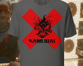 Cyberpunk 2077 inspiriert The Ballad of Buck Ravers True Fan Samurai Tshirt