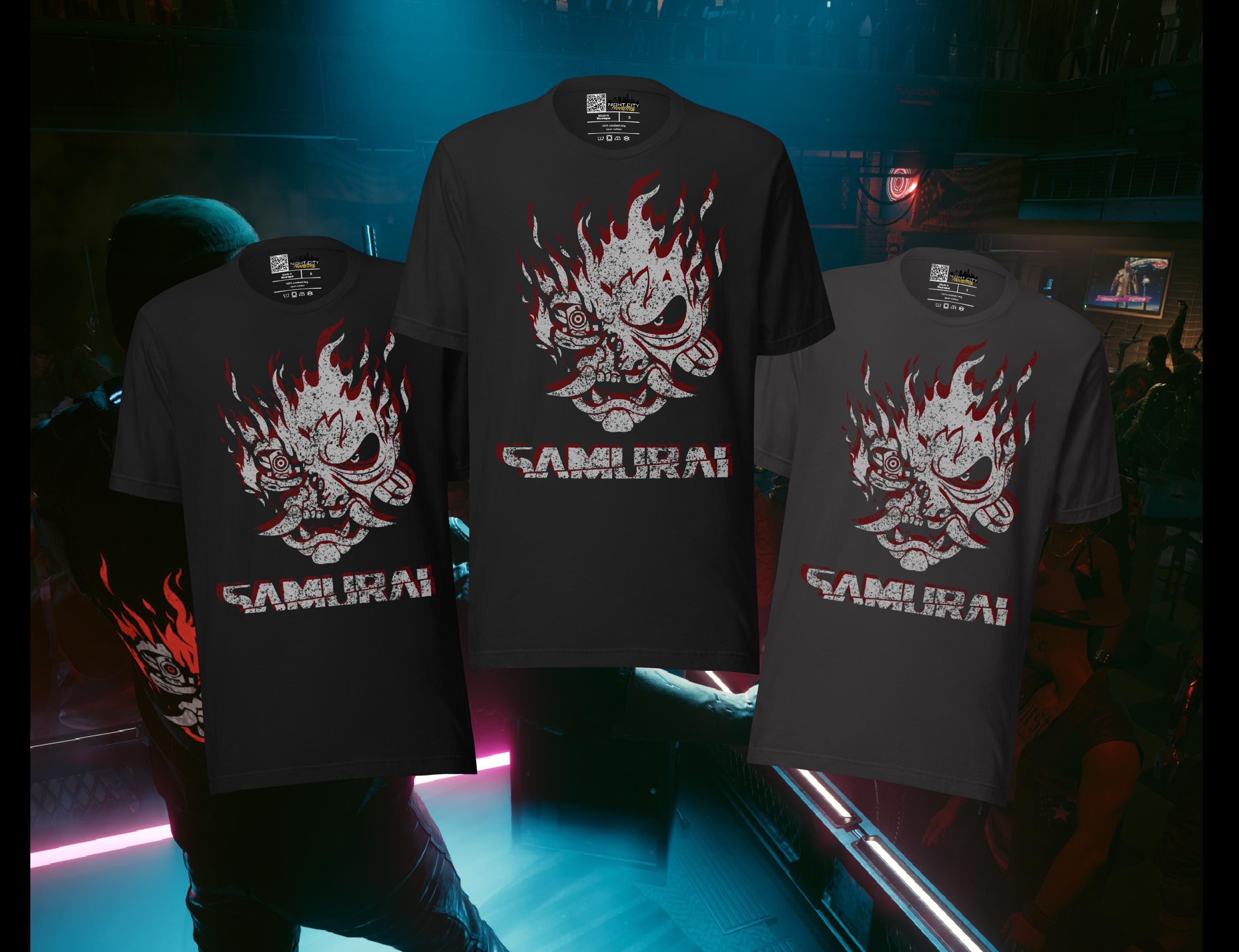 Samurai Cyberpunk Shirt - Etsy