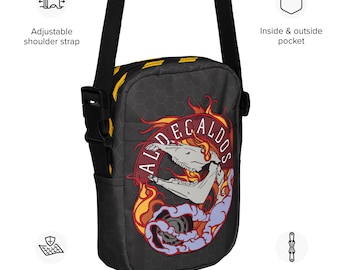 Cyberpunk 2077 Aldecaldos Crossbody Bag: Water-Resistant Utility Gamer Bag