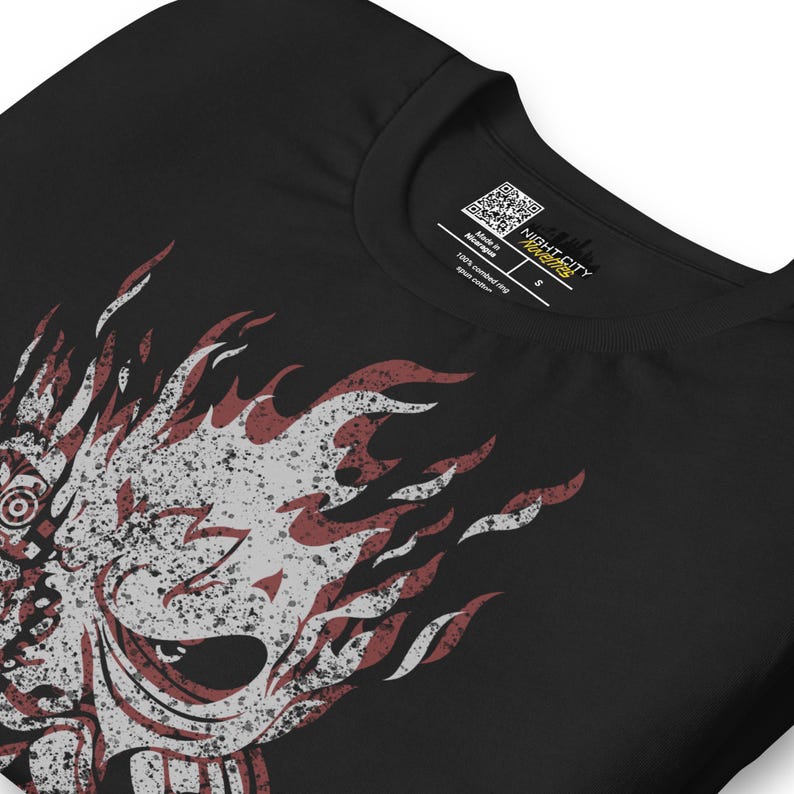Cyberpunk 2077 Vintage SAMURAI Inspired Tshirt | Rockerboy Johnny Silverhand Gamer Tee