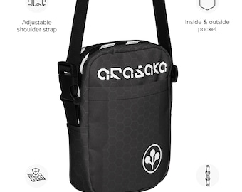 Cyberpunk 2077 Arasaka Crossbody Bag: Water-Resistant Gamer Utility Bag