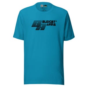 Cyberpunk 2077 inspired "Budget Arms" As Seen on TV Night City Tshirt