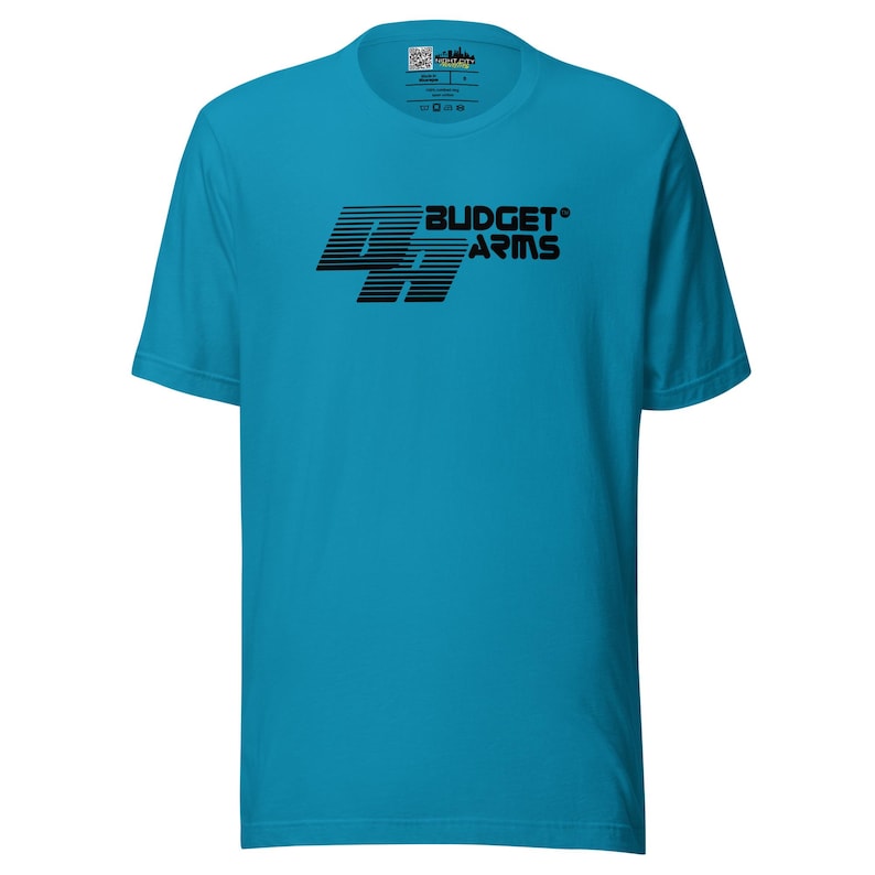 Cyberpunk 2077 inspired "Budget Arms" As Seen on TV Night City Tshirt