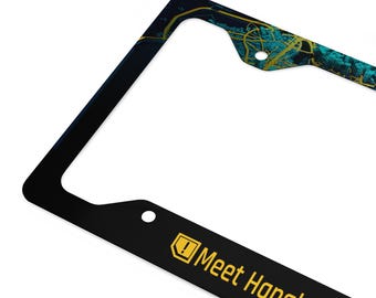 Cyberpunk 2077 License Plate Frame | Hanako at Embers, Aluminum Car Tag