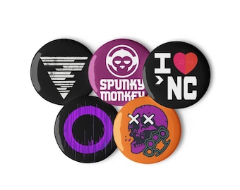 Cyberpunk 2077 Pins: 1.25in Collectible Button Set