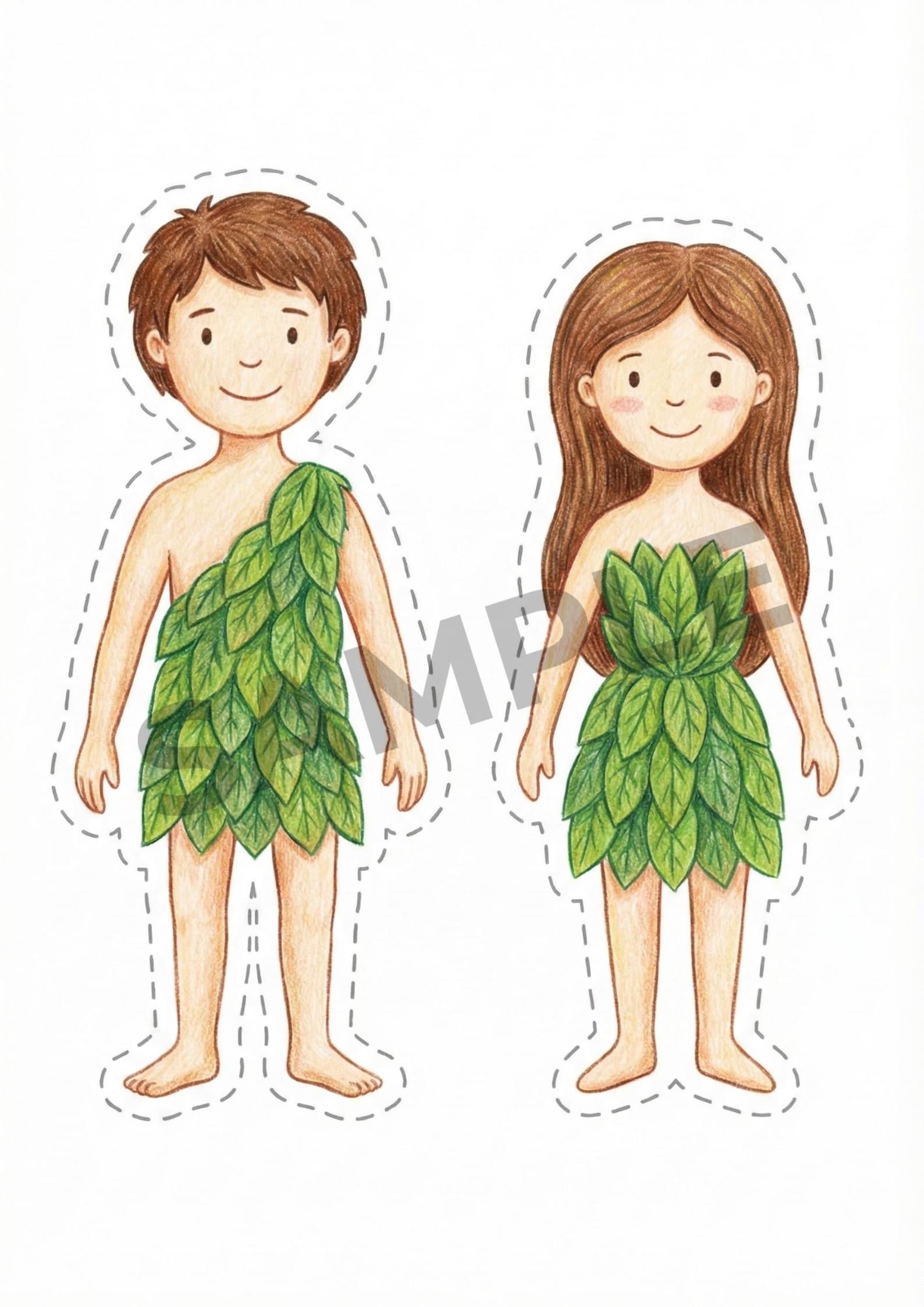 Adam and Eve Garden of Eden Flannel Board Story Set, Creation Story ...