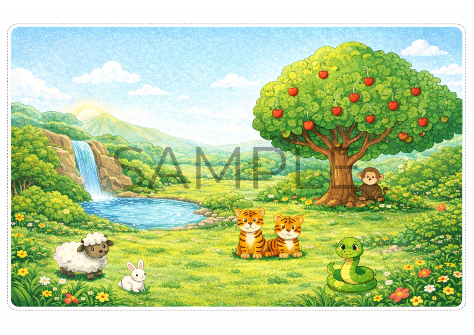 Adam and Eve Garden of Eden Flannel Board Story Set, Creation Story ...