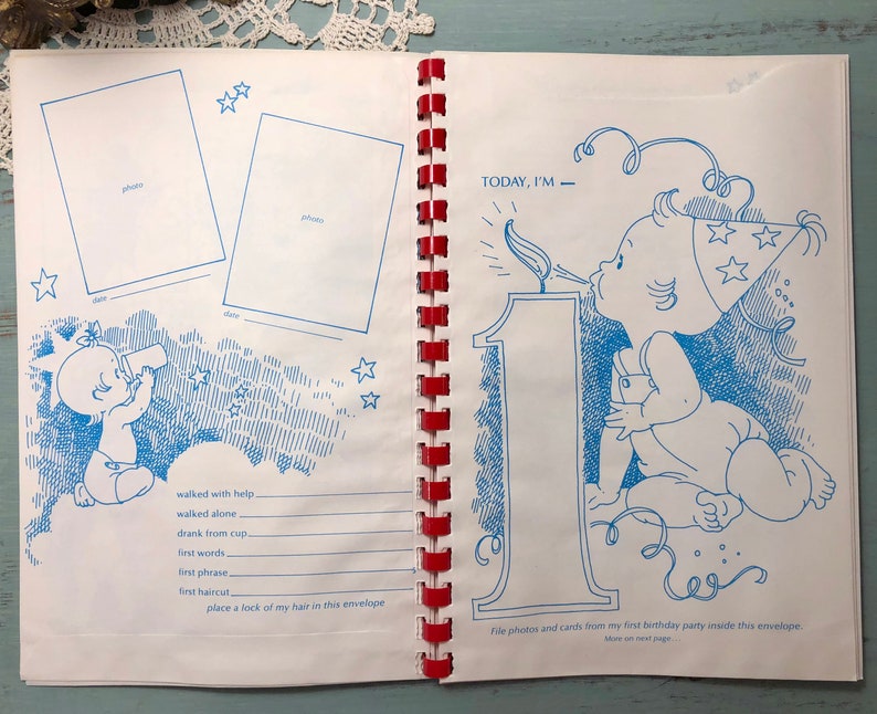 Unused Vintage Baby Record Book A STAR IS BORN Journal With Etsy