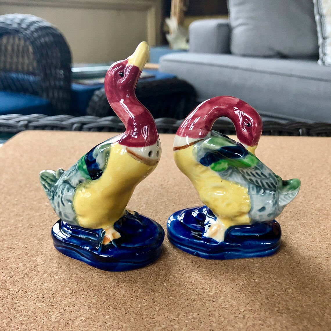 Ducks Salt and Pepper Shaker Set Vintage Occupied Japan Etsy