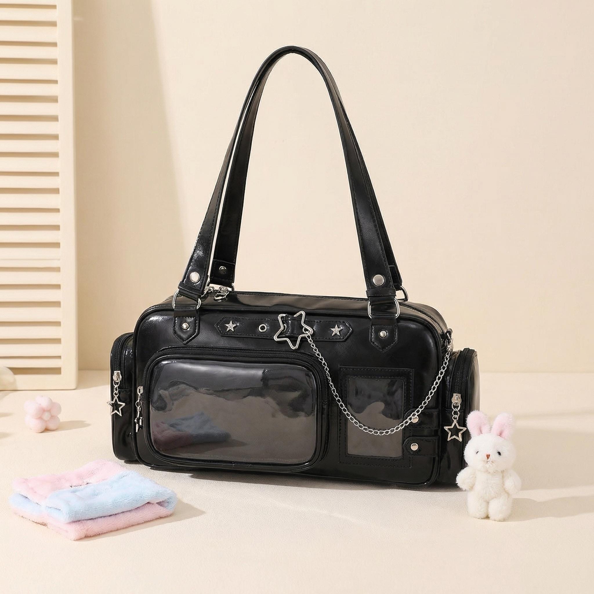 Y2k Leather Bag - Etsy Canada