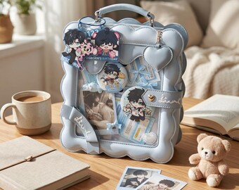 Pastel Ita Bag Clear Window Photocard Display Crossbody Bag  display picture 2