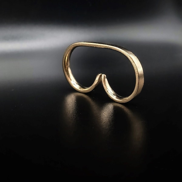 Double finger adjustable ring