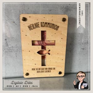 Baptism, Communion, Confirmation | Laser file | SVG file | Cash gift | Instant download | Gift idea | Small token | Giving money