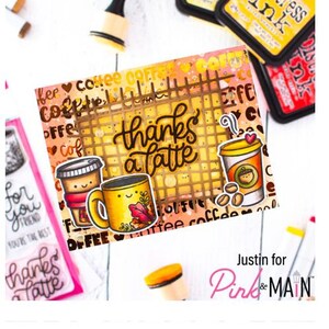 Kit de Foilables para Amantes de Café Rosa e Principal - pmf122