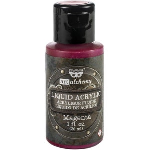 Finnebair Art Alchemy Liquid Acrylic Paint - YOU CHOOSE COLOR Crimson