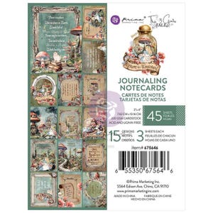 Prima doppelseitiger Papierblock 12 "x12" 14/pkg-retour ins Wunderland-5a002mms-1gp3b
