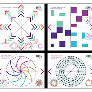 LDRS Pirouette Pattern Templates 3310