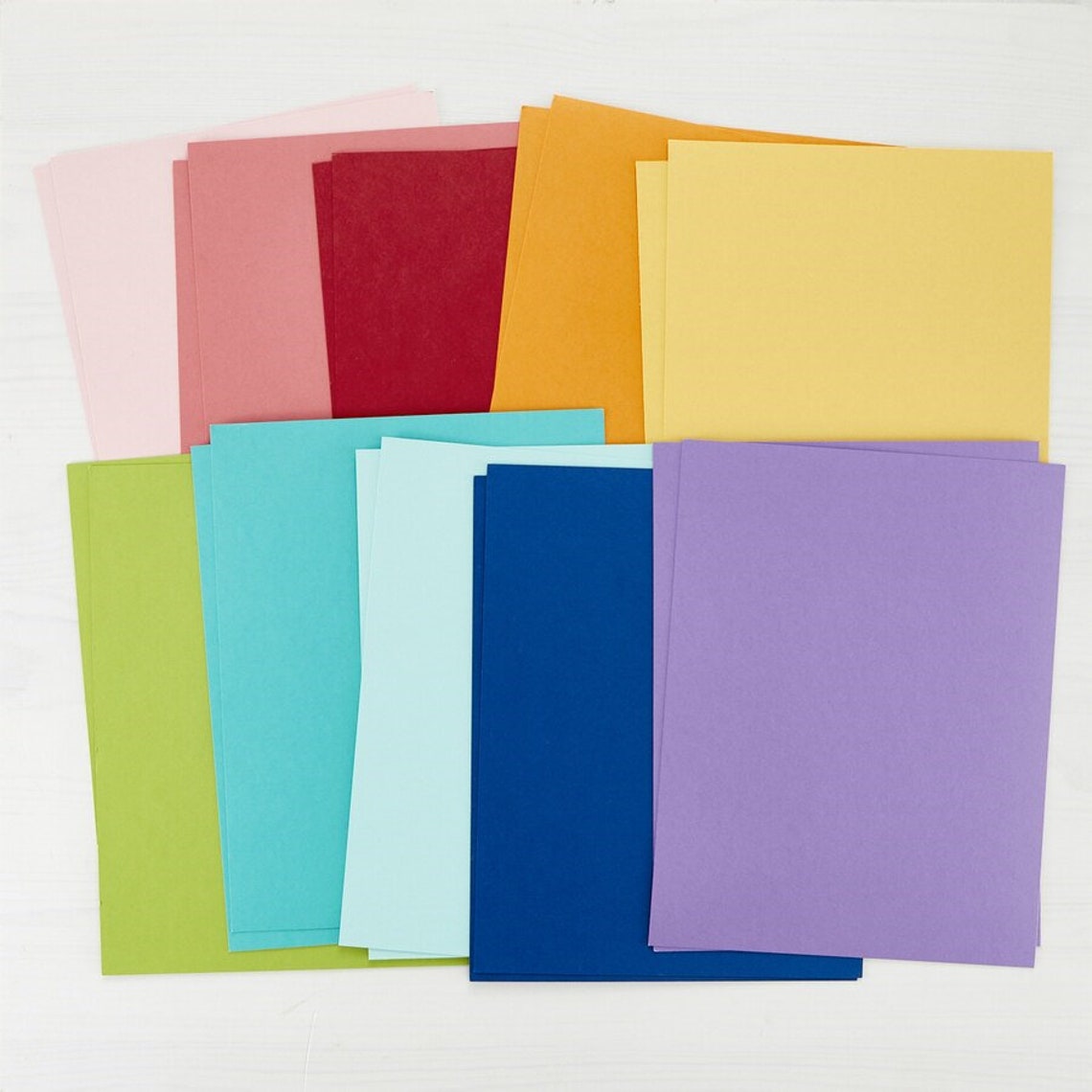 Color Essentials Cardstock Assorted Pack Spellbinders CS031 Etsy
