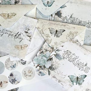 Set 49 And Market-kaarten - Vintage Artistry Serenity - VAS38138