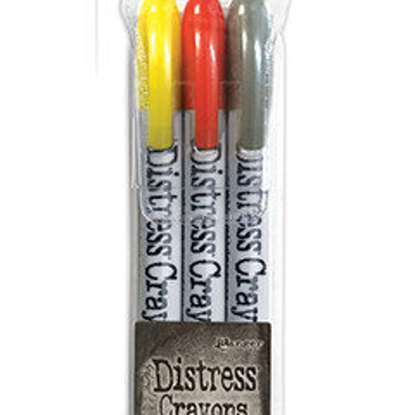 Tim Holtz Distress Halloween Crayon Set #3