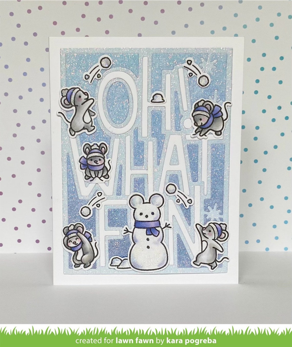 Lawn Fawn New Release Stamps Snowball Fight Etsy