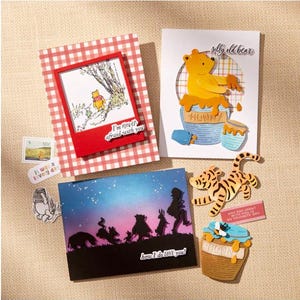 Spellbinders - Troqueles grabados de Pooh's Honeypot - S4-1428