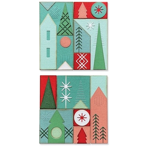 Sizzix® Thinlits® Die Set 27PK - Holiday Blocks by Tim Holtz®-666335