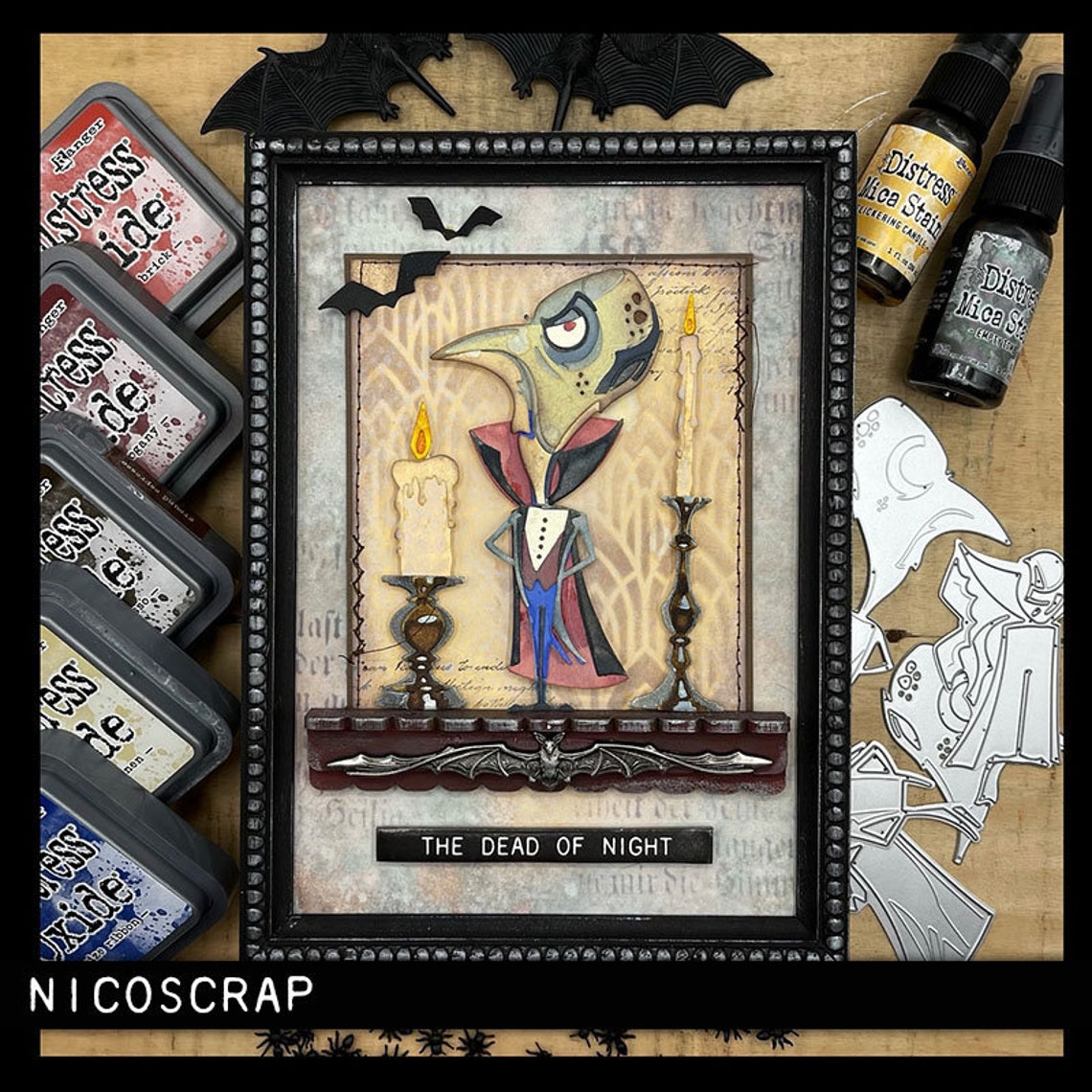 Tim Holtz Colorize Dies The Count 665557 Etsy