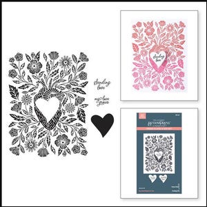 Spellbinders- My Heart Beats For You Betterpress Plate & Die-set- BP-242
